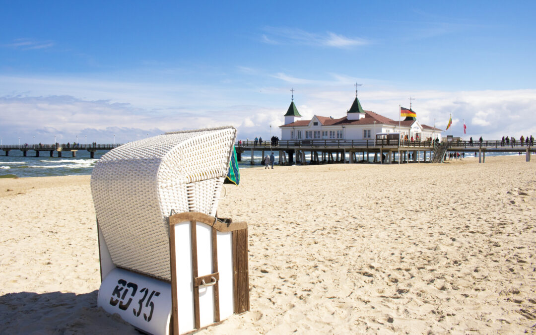 Strand Ahlbeck mit Seebrücke